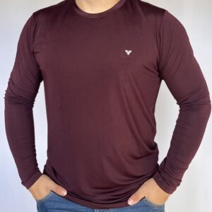 Camiseta masc. manga longa dry fit - ESTILO LIVRE
