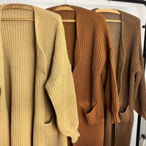 Maxi coat tricot fem. - HADASSA