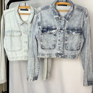Jaqueta cropped fem. jeans - LAYLA
